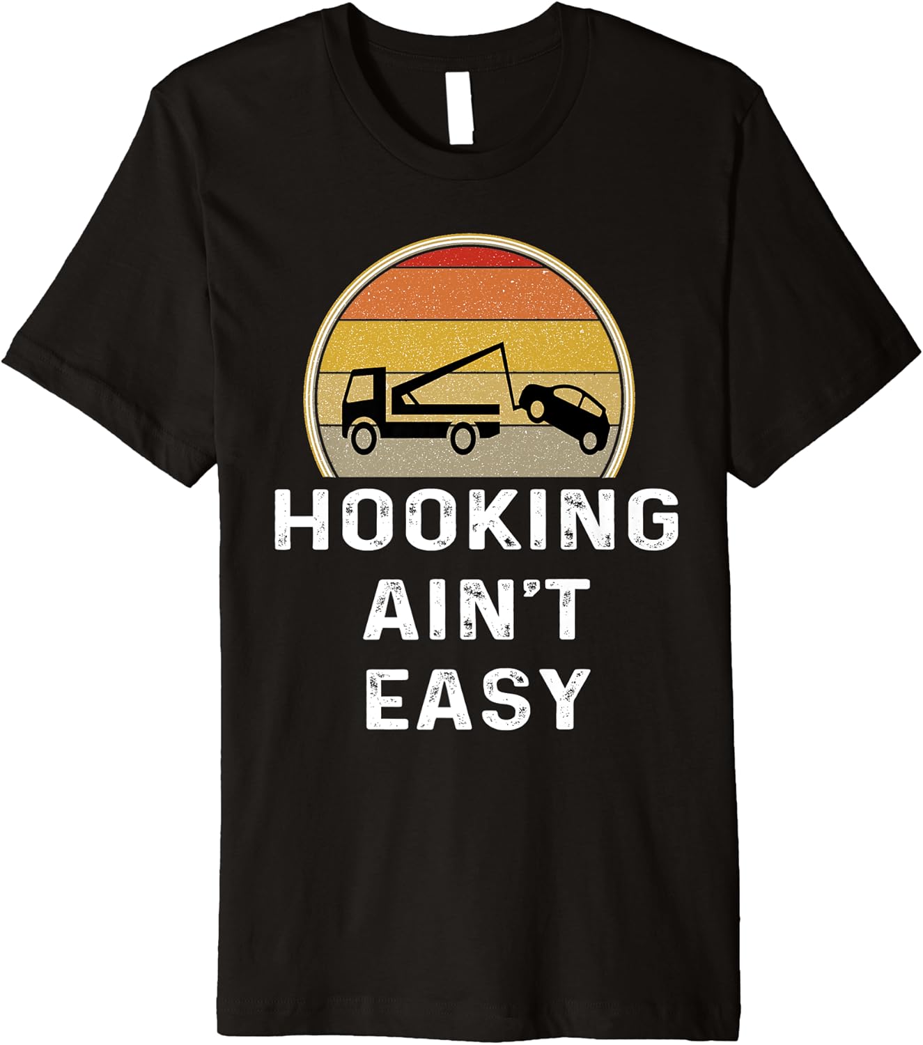 Mens Funny Tow Truck Driver Shirt Operator Gift Hooking